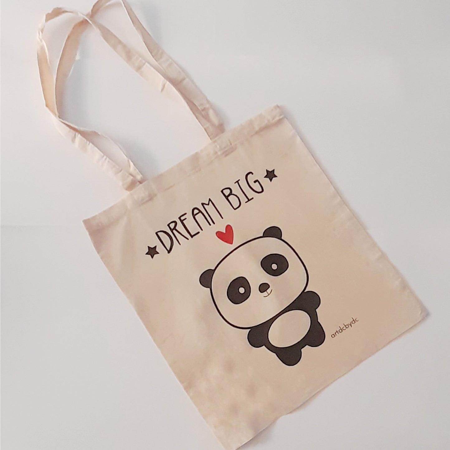 Tote Bag Dream Big Panda