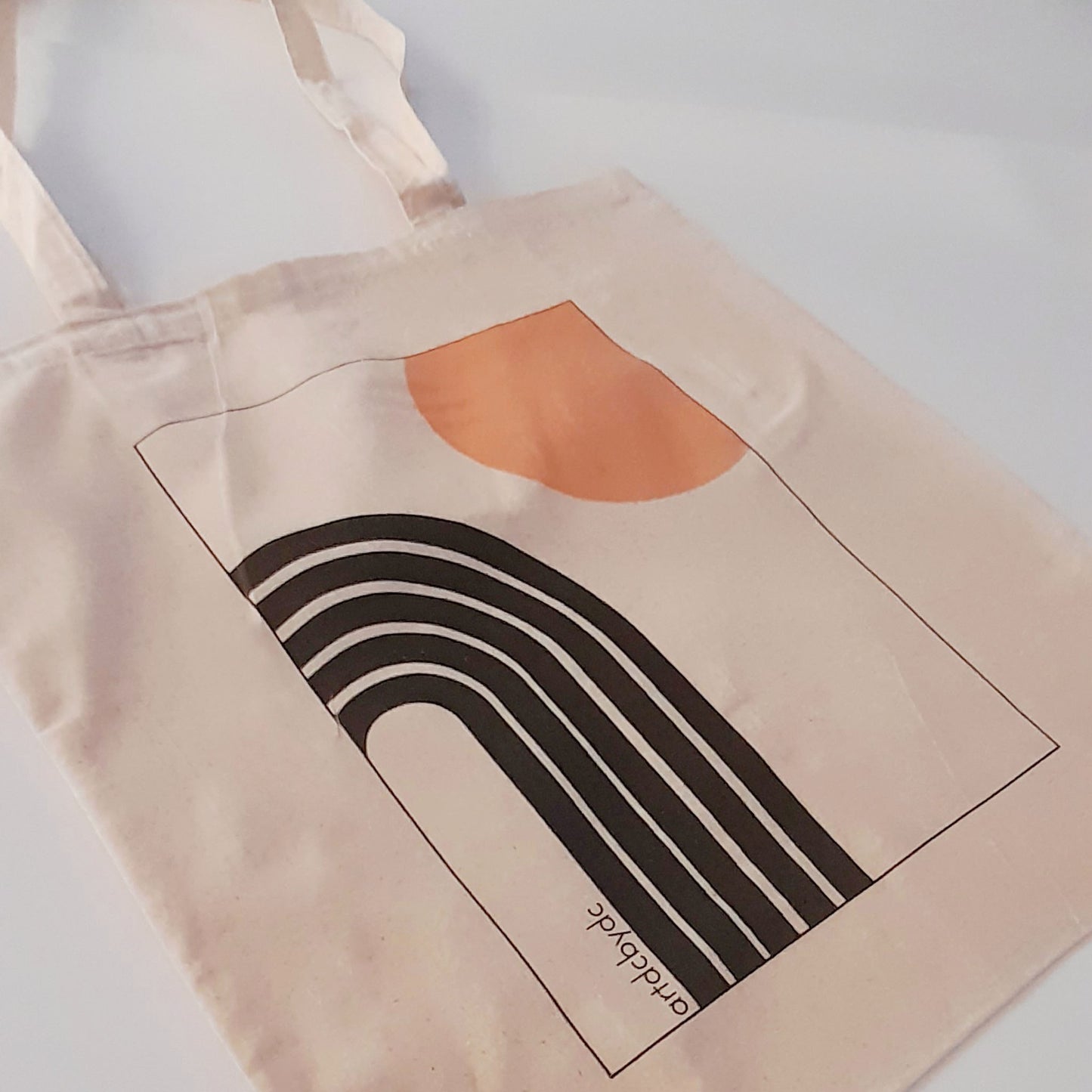 Tote Bag Rainbow and Sun