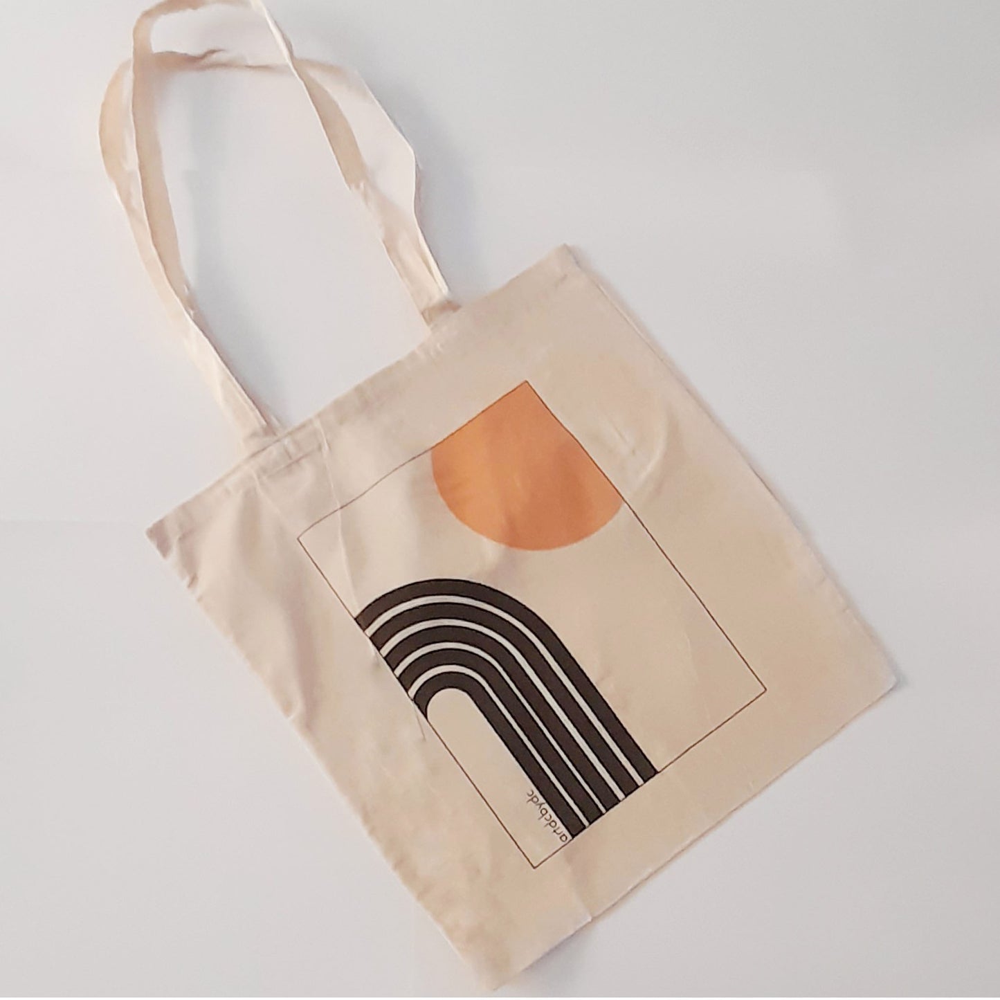 Tote Bag Rainbow and Sun