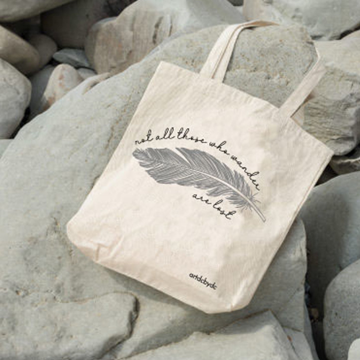 Tote Bag Not all those who wander are lost