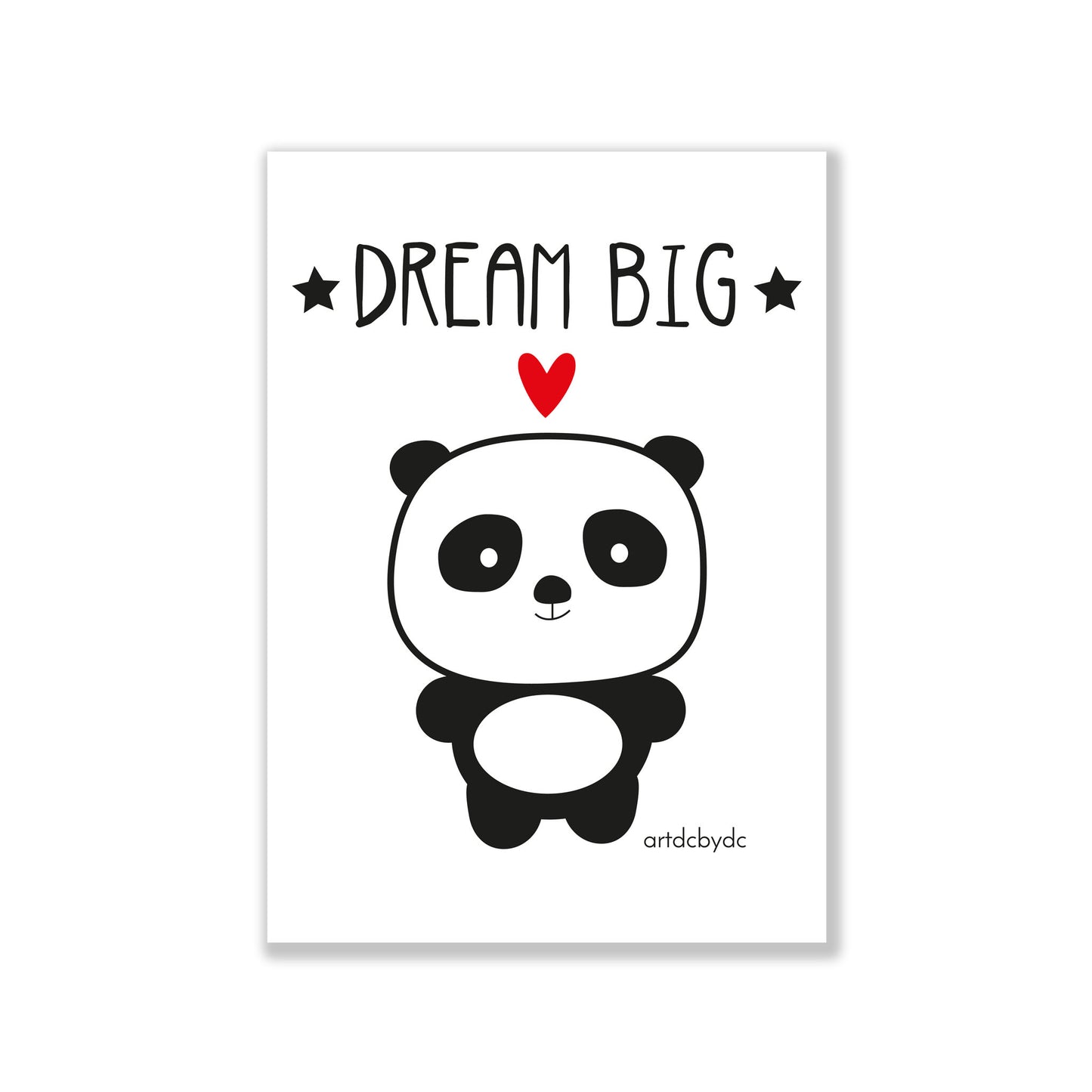 Tote Bag Dream Big Panda