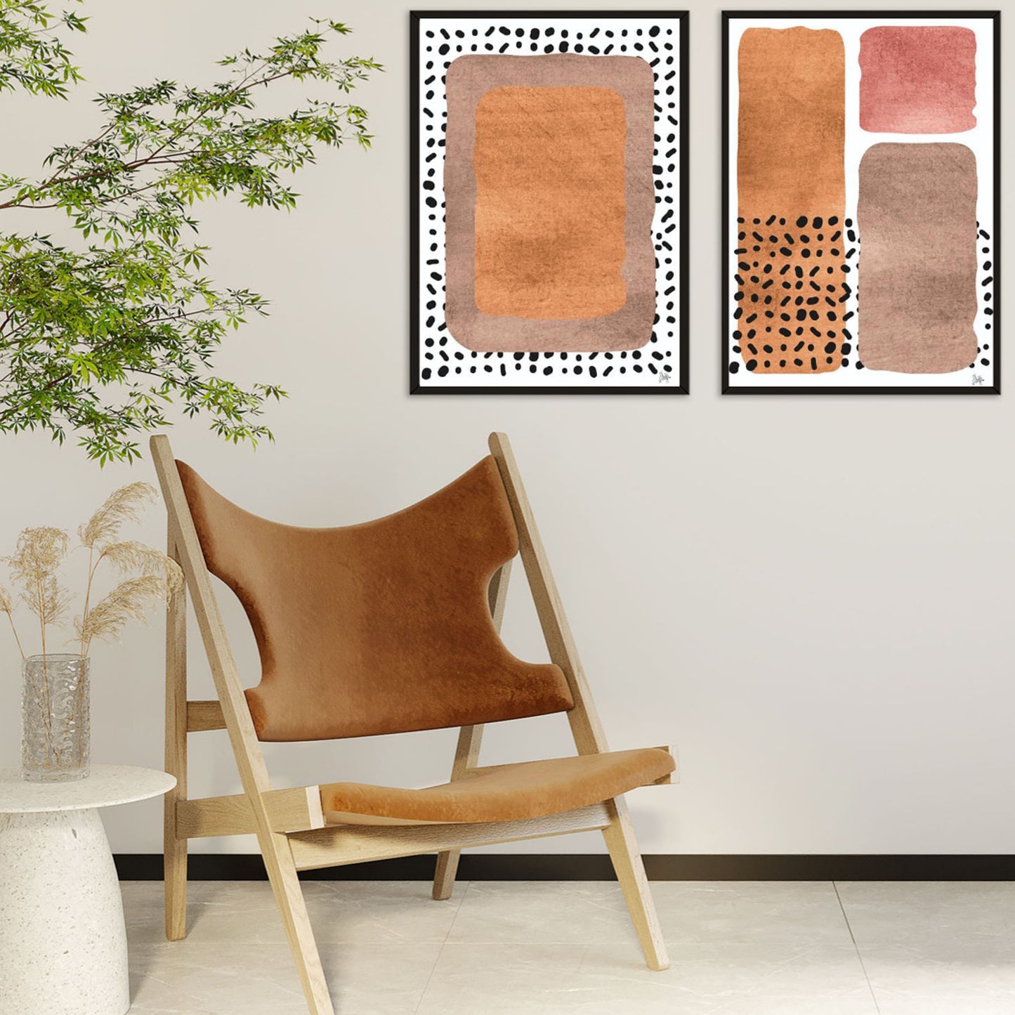 Abstract Wall Art Squares