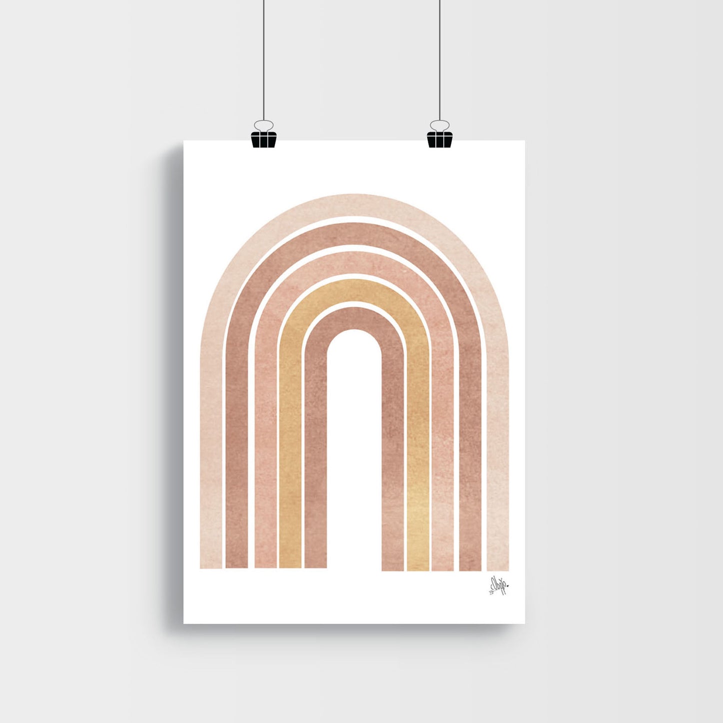 Boho minimal art