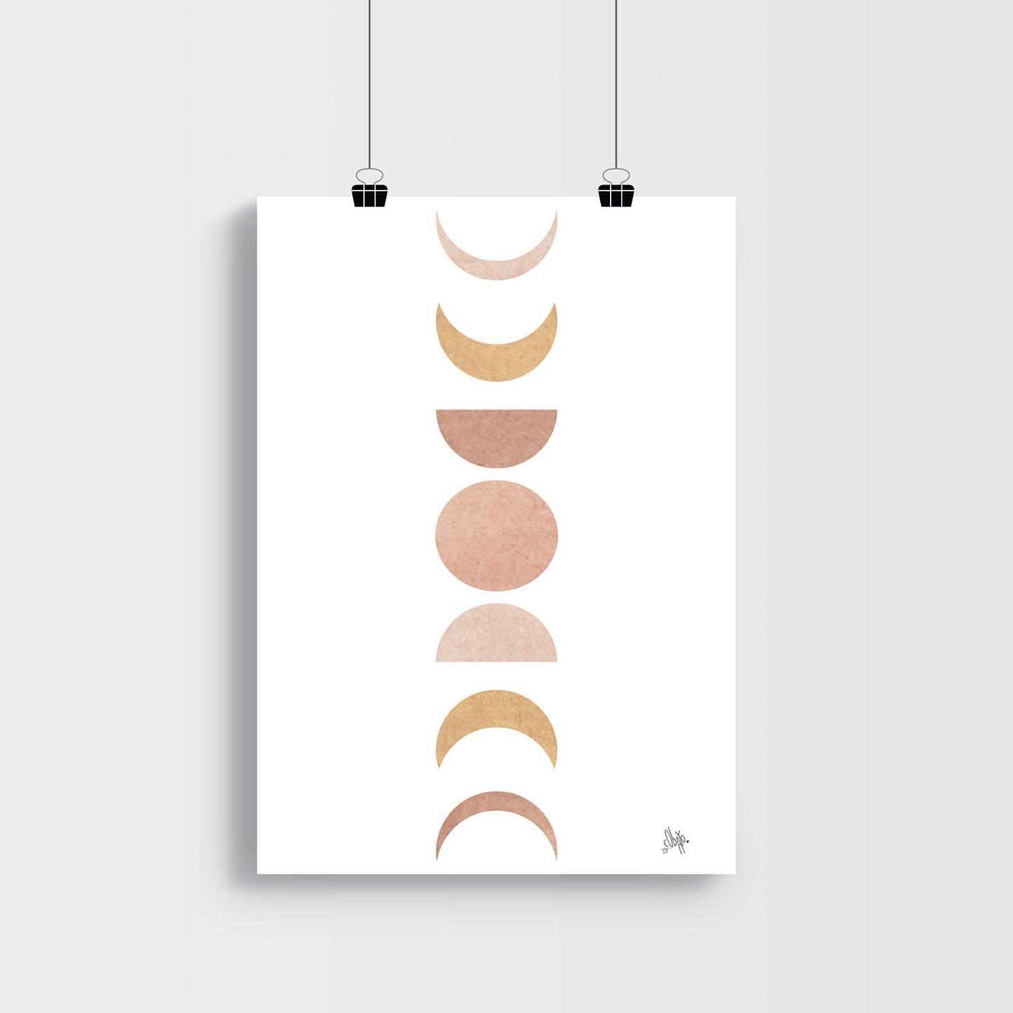 Boho minimal art