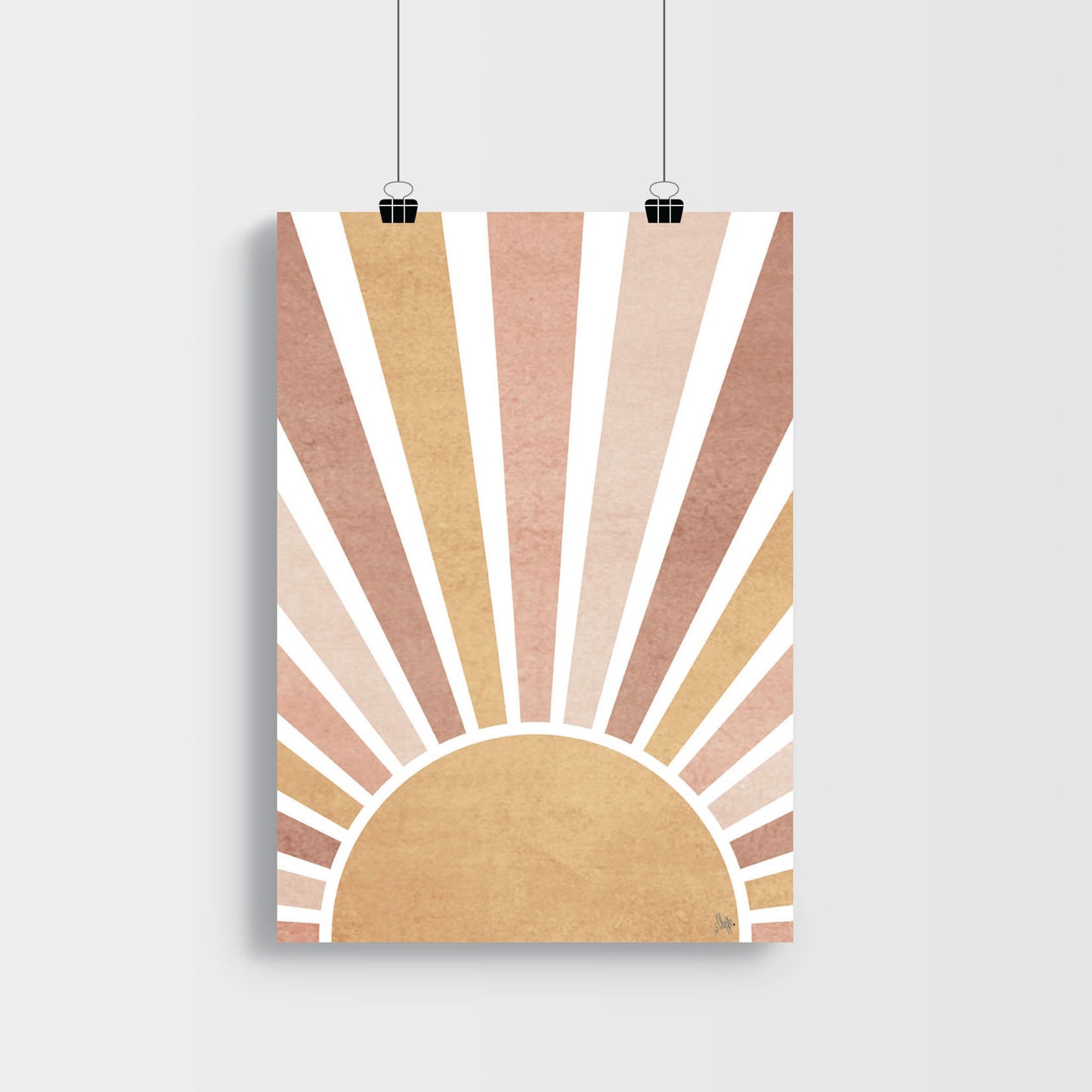 Boho minimal art