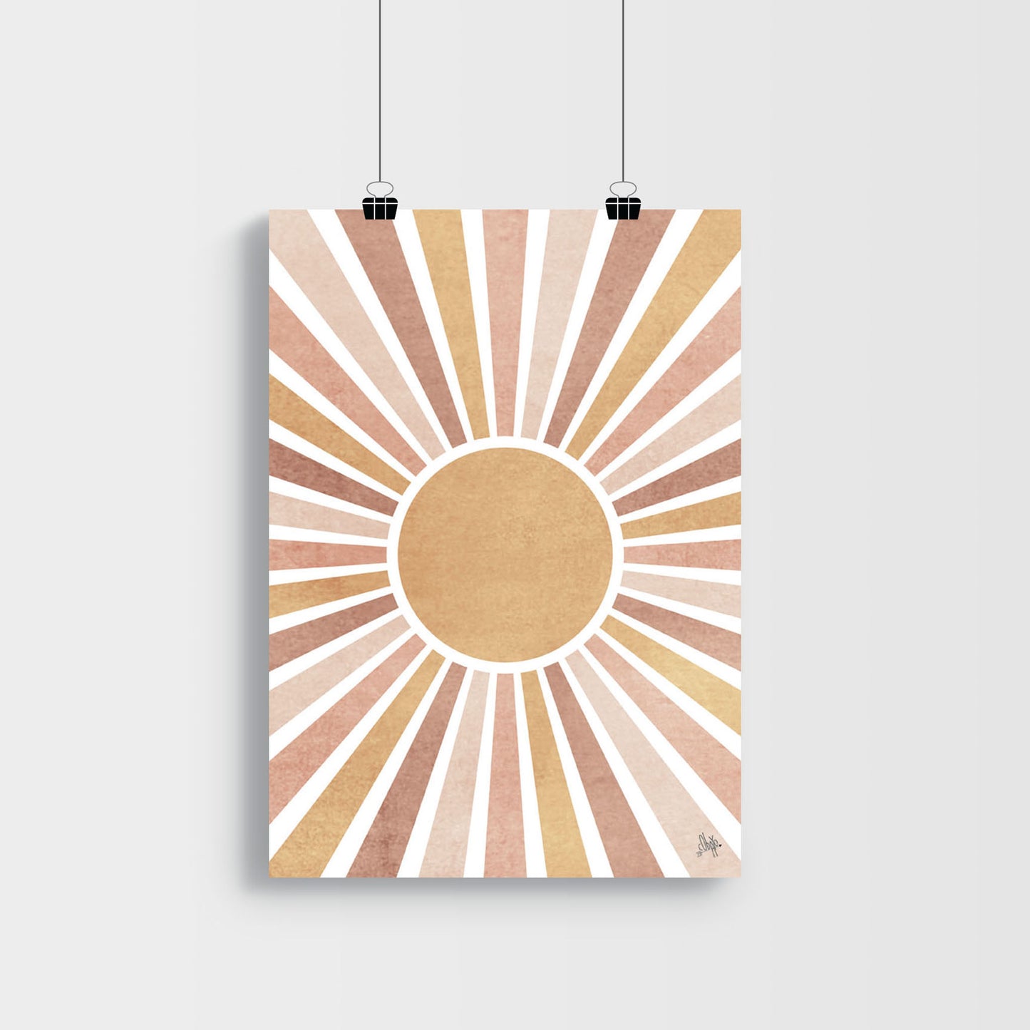 Boho minimal art