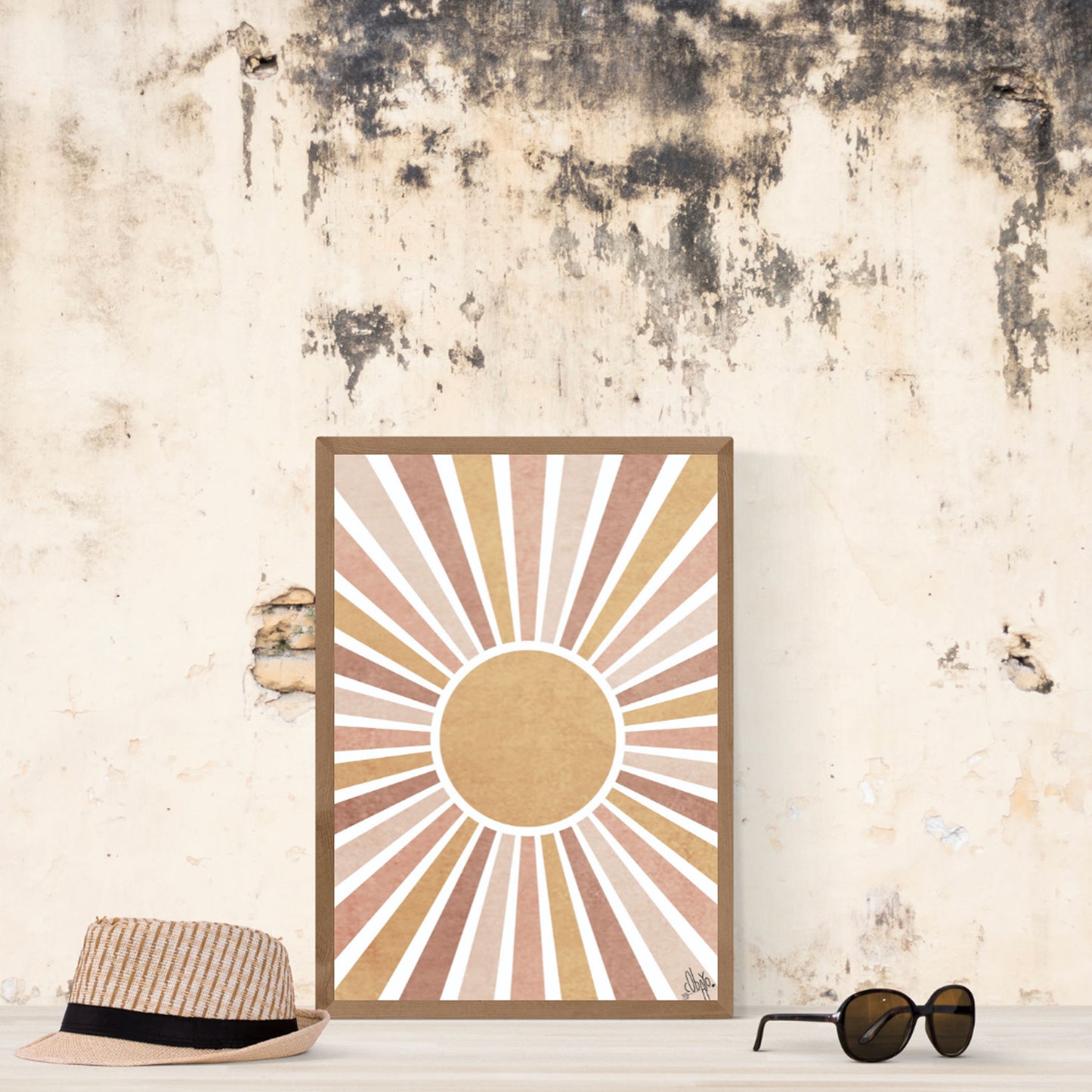 Boho minimal art