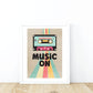 Music On Poster