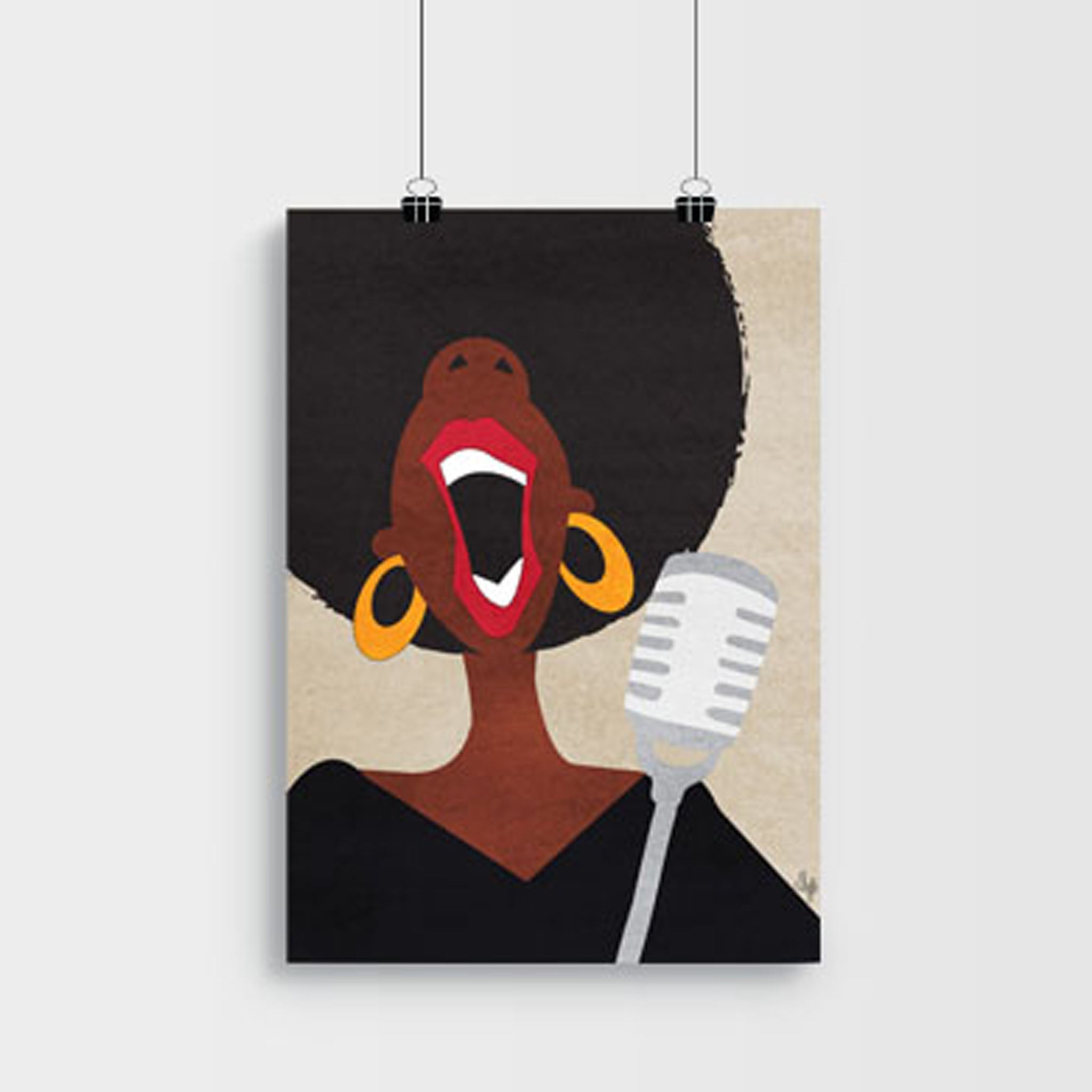 Singer Poster – cobayo illustrations